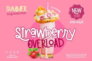 Alternative view of Tumbler Wrap Font