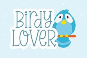 Alternative view of Tweety Birds Font