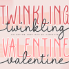 Twinkling Valentine Duo Font