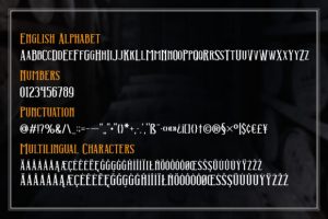 Alternative view of Two Shots Font