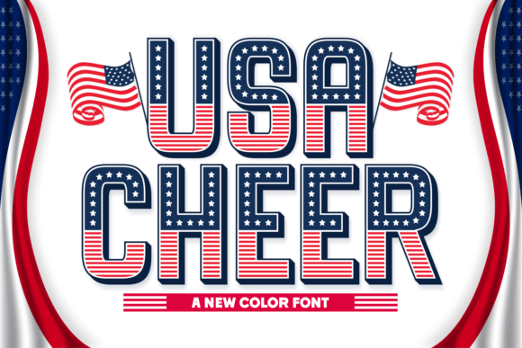Usa Cheer Font