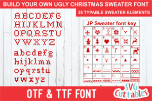 Ugly Christmas Sweater Font