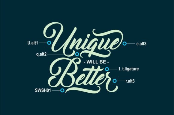 Unique Font - Image 3