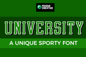 University Font