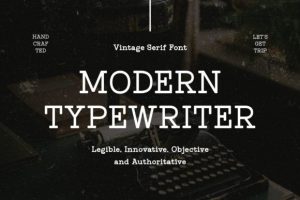 Alternative view of Untold History Font
