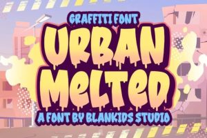 Urban Melted Font