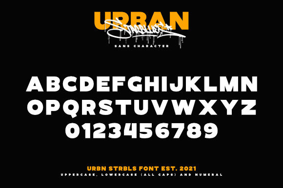 Urban Starblues Font - Image 7