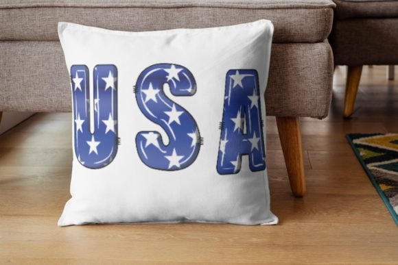 Usa Flag Stars Font - Image 6