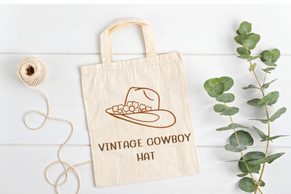 Vintage Cowboy Hat Font - Image 5