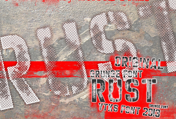 VTKS Rust Font - Image 3