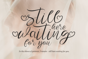 Alternative view of Valentina Font