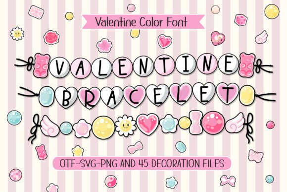 Valentine Bracelet Font