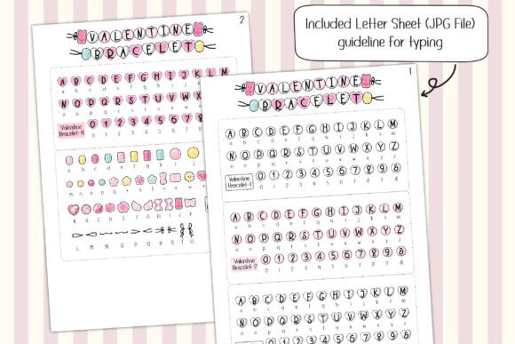 Valentine Bracelet Font - Image 8