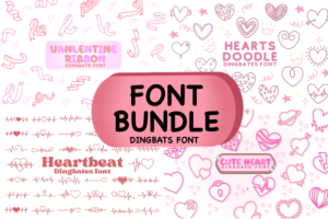 Valentine Festival Bundle Font