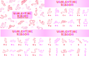 Alternative view of Valentine Festival Bundle Font