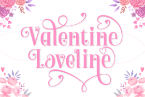 Valentine Loveline Font