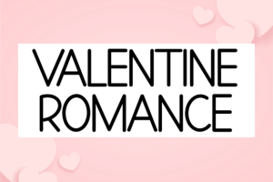 Alternative view of Valentine Romantic Font