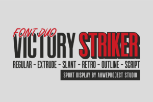 Victory Striker Font