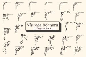 Vintage Corners Font