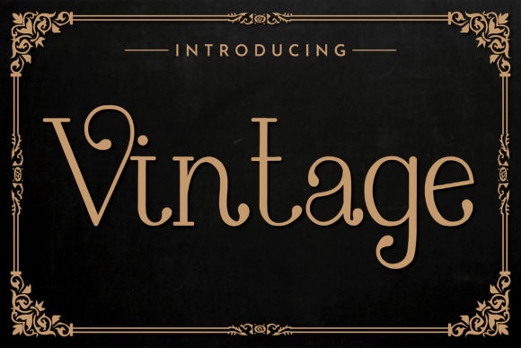 Vintage Font