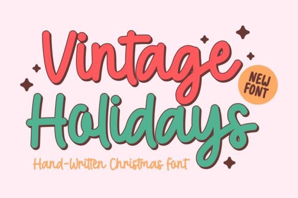 Vintage Holidays Font