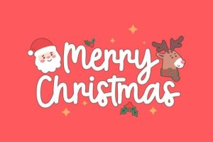 Alternative view of Vintage Holidays Font