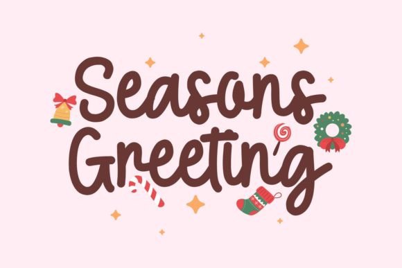 Vintage Holidays Font - Image 3