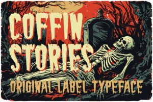 Alternative view of Vintage Horror Movies Bundle Font