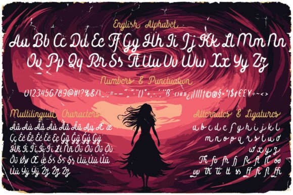 Vintage Horror Movies Bundle Font - Image 8