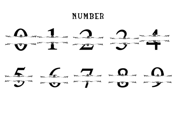 Vintage Monogram Font - Image 8