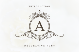 Vintage Monogram Font