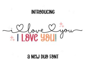 Alternative view of Vintage Rainbow Font