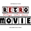 Vintage Retro Movie Font