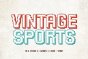 Vintage Sports Font