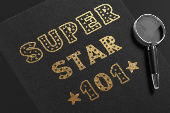 Vintage Star Font - Image 5