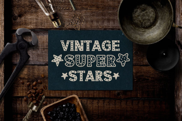 Vintage Star Font - Image 8