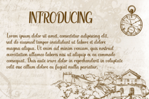 Alternative view of Vintage Wondering Font