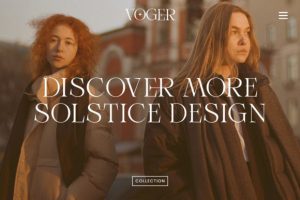 Alternative view of Voger Font