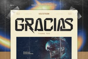 Alternative view of Voltstrom Font