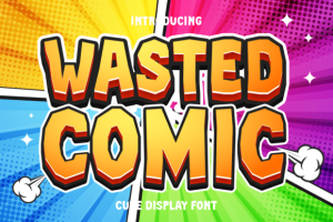 Wasted Comic Font