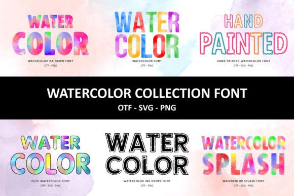 Watercolor Collection Font