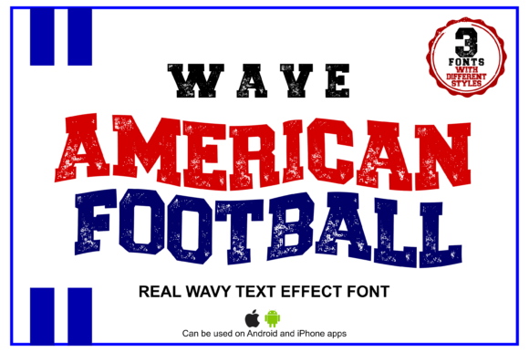 Wave American Football Font