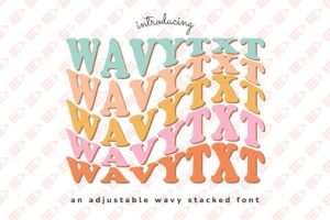 Wavytxt Font