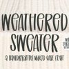 Weathered Sweater Font