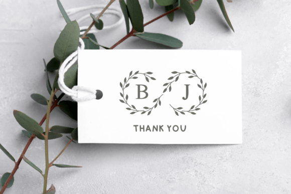 Wedding Day Monogram Font - Image 2