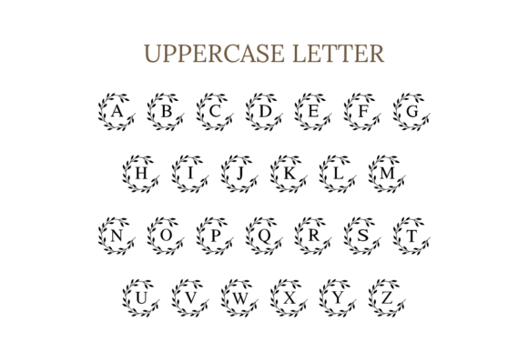 Wedding Day Monogram Font - Image 5