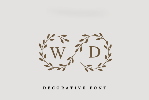 Wedding Day Monogram Font