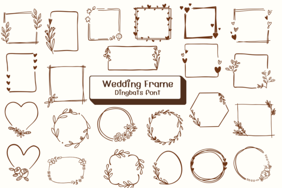 Wedding Frame Font