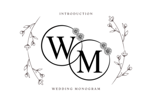 Wedding Monogram Font