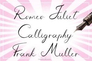 Alternative view of Wedding Signature Font